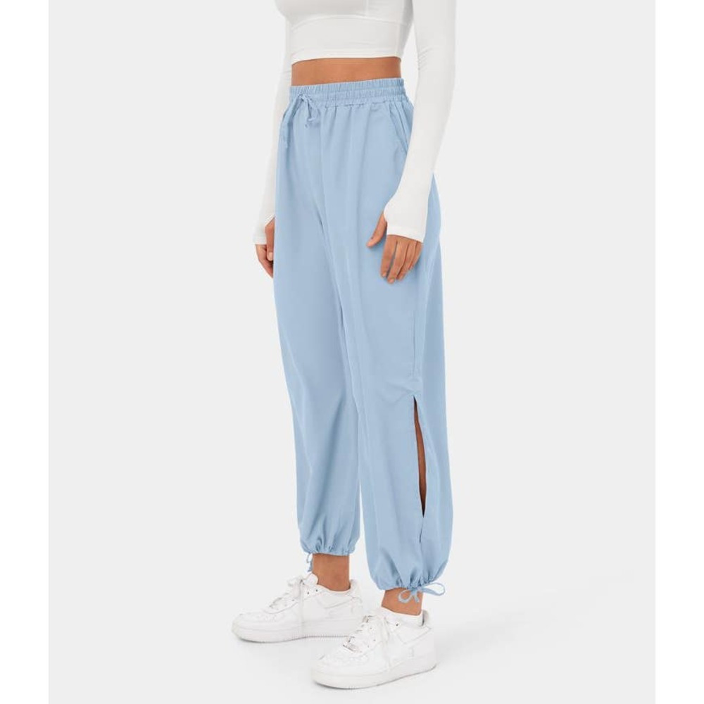 Halara Breezeful High Waisted Drawstring Side Pocket Split Hem Quick Dry Joggers